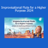 Christine Stevens teaching improvisational flute techniques to inspire healing, creativity, and spiritual connection in 2024