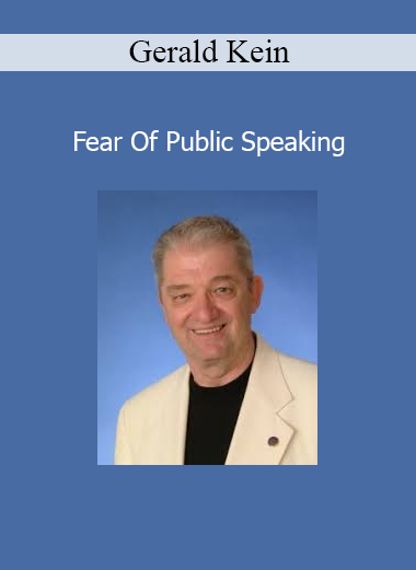 Gerald Kein using hypnosis techniques to eliminate fear of public speaking and build confident communication