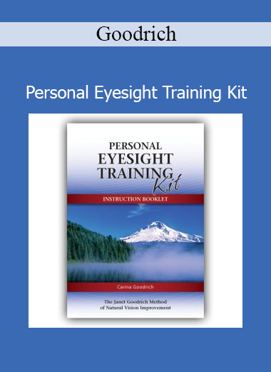 Goodrich’s Personal Eyesight Training Kit offers natural vision improvement exercises to reduce eye strain and enhance visual clarity