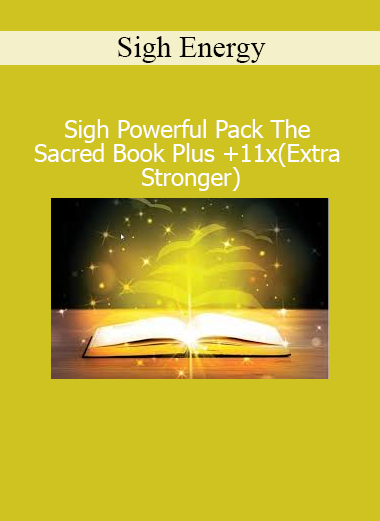 Sigh Energy – The Sacred Book Plus +11x subliminal field for divine wisdom activation, spiritual downloads, and inner guidance