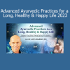 Dr. John Douillard teaching advanced Ayurvedic techniques to promote longevity, vitality, and emotional well-being