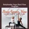Sue Morter guiding a BodyAwake Yoga Short Flow session to align energy, breath, and body awareness