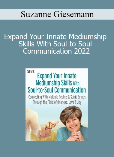 Suzanne Giesemann teaching Expand Your Innate Mediumship Skills With Soul-to-Soul Communication 2022 to help participants deepen spiritual connection and intuitive clarity