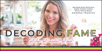 Amanda Frances - Decoding Fame 2021
