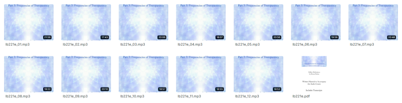Duane and DaBen - Radiance Filling in the Frequencies: Part 7 Frequencies of Transparency