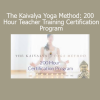 Alanna Kaivalya leading The Kaivalya Yoga Method 200 Hour Teacher Training Certification Program online