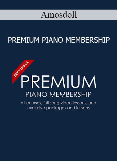 Amosdoll teaching popular piano tutorials inside the Premium Piano Membership program