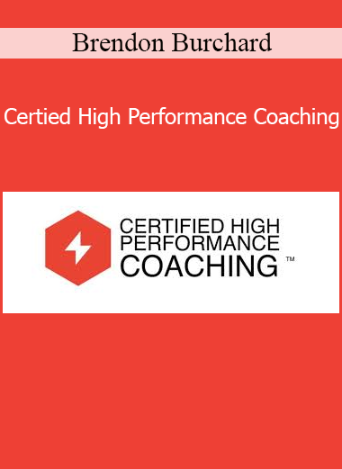 Brendon Burchard teaching Certified High Performance Coaching for personal and professional growth