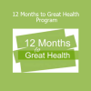 Cathy Sykora presenting 12 Months to Great Health Program for long-term wellness and lifestyle change