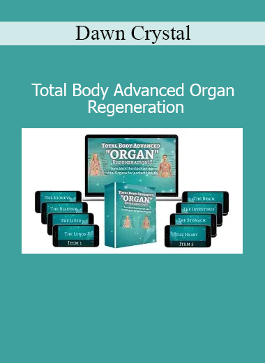✅ 2. Image Alt Text Dawn Crystal guiding Total Body Advanced Organ Regeneration energy healing for internal restoration