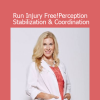 Dr. Emily Splichal teaching injury prevention techniques in Run Injury Free course focused on perception and stabilization