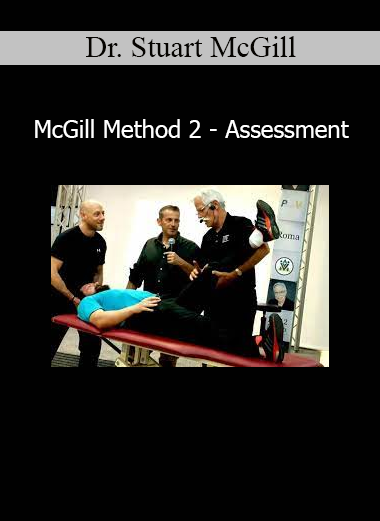 Dr. Stuart McGill McGill Method 2 Assessment course cover for spine evaluation
