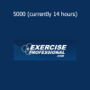 Exercise Professional 5000 program with 14 hours of expert-led fitness and training education
