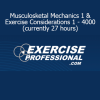 Exercise Professional 3000 course exploring exercise mechanics, equipment usage, and continuum-based training over 30 hours
