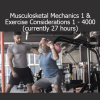 Exercise Professional 4000 course covering musculoskeletal mechanics and exercise considerations in a 27-hour advanced program