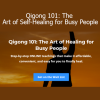 Flowing Zen instructor teaching Qigong 101 course on self-healing for busy people