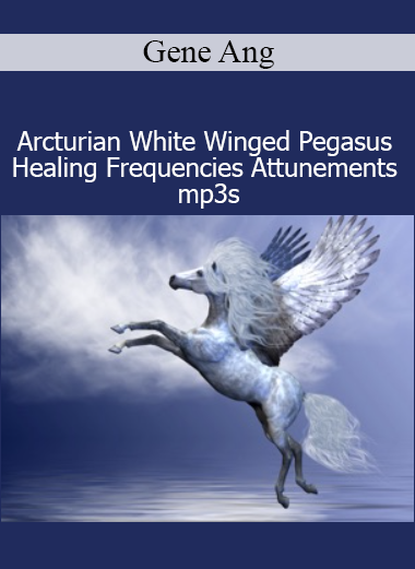 Gene Ang transmitting Arcturian White Winged Pegasus Healing Frequencies through mp3 attunements
