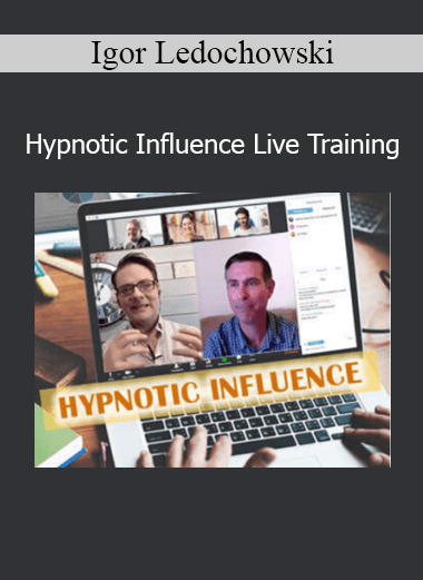 Igor Ledochowski conducting Hypnotic Influence Live Training on covert hypnosis and persuasion techniques