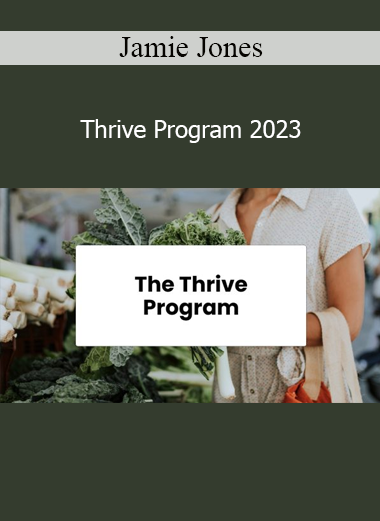 Jamie Jones presenting the Thrive Program 2023 for personal growth, resilience, and empowered living