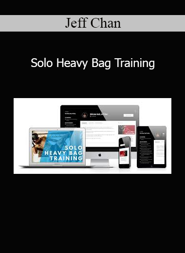 Jeff Chan demonstrating solo heavy bag training techniques for striking power and fight conditioning