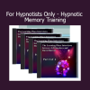 Hypnotic Memory Training course by Jeffry Stephens and David Barron cover image