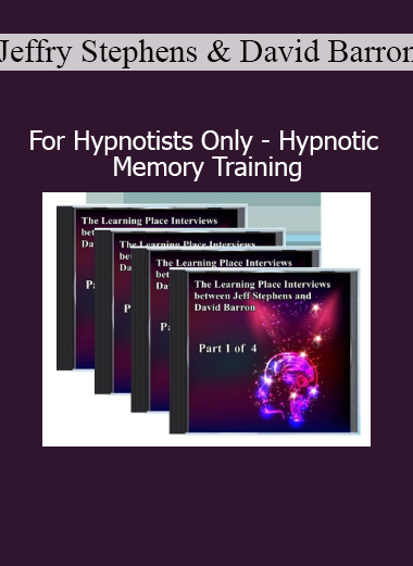 Hypnotic Memory Training course by Jeffry Stephens and David Barron cover image