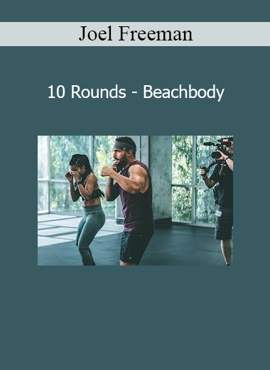 Joel Freeman leading boxing workout in 10 Rounds Beachbody program