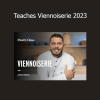 Johan Martin demonstrating laminated dough techniques in Teaches Viennoiserie 2023 course