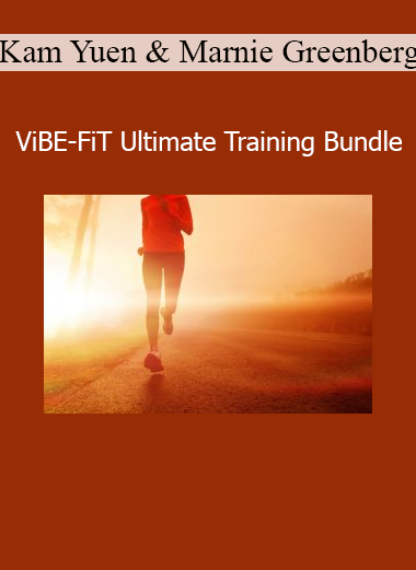 Kam Yuen and Marnie Greenberg presenting ViBE-FiT Ultimate Training Bundle for energy fitness and vitality