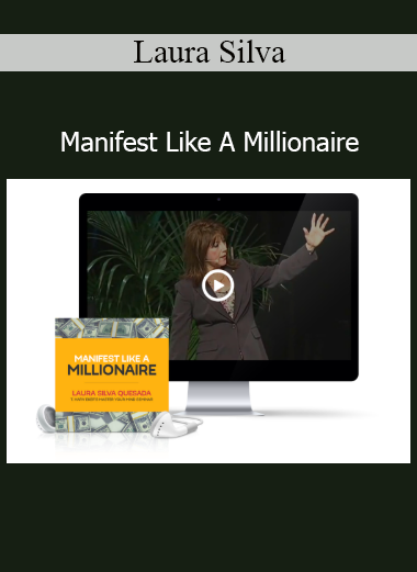Laura Silva presenting Manifest Like A Millionaire course on wealth mindset and manifestation techniques