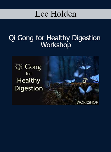 Lee Holden demonstrating Qi Gong movements to support digestive health and energy flow in the abdomen