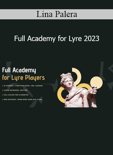 Lina Palera teaching comprehensive lyre techniques and repertoire in Full Academy for Lyre 2023 course