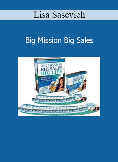 Lisa Sasevich presenting heart-centered sales strategies in Big Mission Big Sales course
