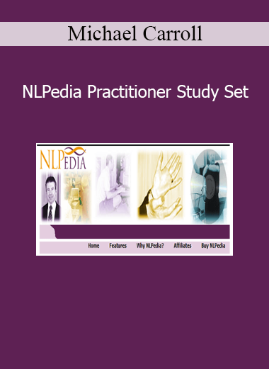 Michael Carroll presenting the NLPedia Practitioner Study Set for mastering NLP fundamentals and techniques