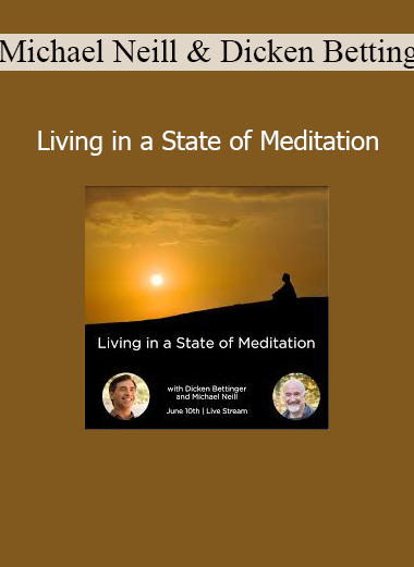 Michael Neill and Dicken Bettinger teaching the principles behind living in a meditative state