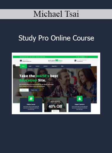 Michael Tsai presenting the Study Pro Online Course to help students improve focus, retention, and academic performance