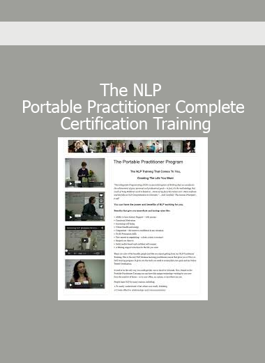 Trainer presenting The NLP Portable Practitioner Certification Training on communication, mindset, and behavioral transformation