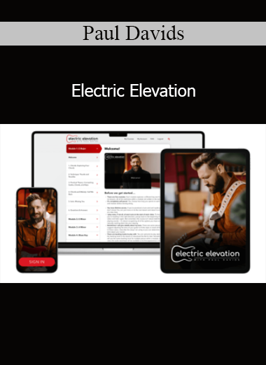 Paul Davids Electric Elevation electric guitar course for tone and technique