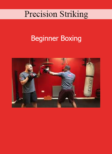 Coach from Precision Striking teaching beginner boxing fundamentals including stance, footwork, and basic punches