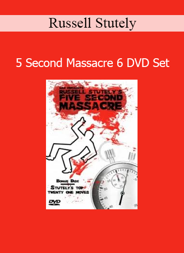 Russell Stutely 5 Second Massacre 6 DVD Set martial arts training course