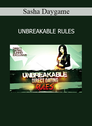 Sasha Daygame presenting UNBREAKABLE RULES for authentic communication and fearless social confidence