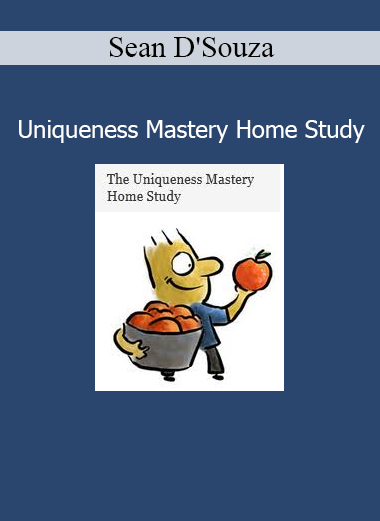 Image Alt Text Sean D'Souza Uniqueness Mastery Home Study course download