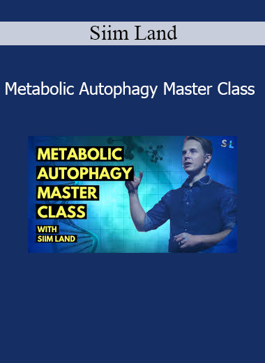 Siim Land teaching Metabolic Autophagy principles to optimize longevity, fat loss, and cellular health