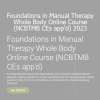 Walt Fritz teaching Foundations in Manual Therapy Whole Body Online Course approved for NCBTMB CEs in 2023