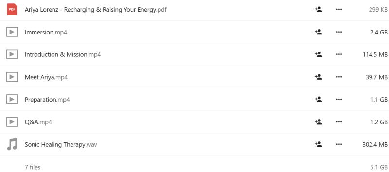 Ariya Lorenz - Recharging & Raising Your Energy