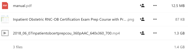 Dr Donna Weeks - Inpatient Obstetric Certification Exam Prep Course with Practice Test & NSN Access