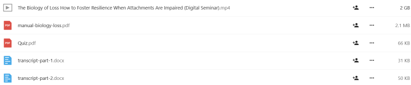 Gabor Maté - The Biology of Loss: How to Foster Resilience When Attachments Are Impaired (Digital Seminar)