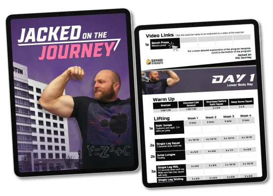 Garage Strength - Jacked on the Journey Hotel Strength Program + Abs Slaughterfest Program