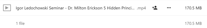 Igor Ledochowski - Dr. Milton Erickson 5 Hidden Principles