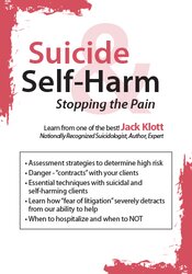 Jack Klott - Suicide & Self-Harm Stopping the Pain